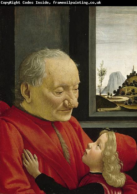 Domenico Ghirlandaio Old Man and Young Boy (mk08)
